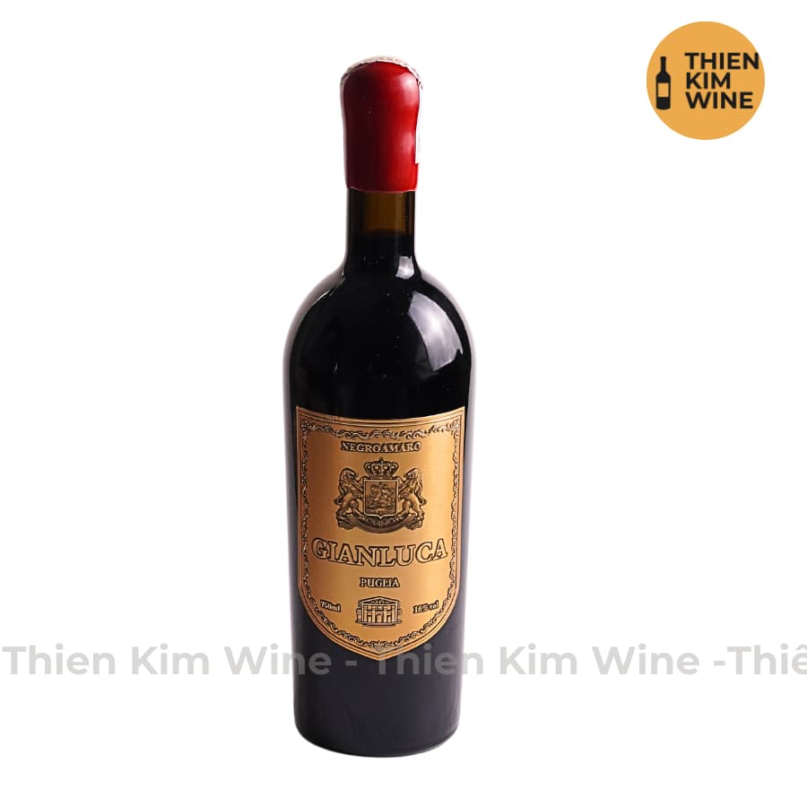 [Chính Hãng] - Rượu Vang Đỏ Ý GIANLUCA Negroamaro Wine Puglia - 750ml (16%)