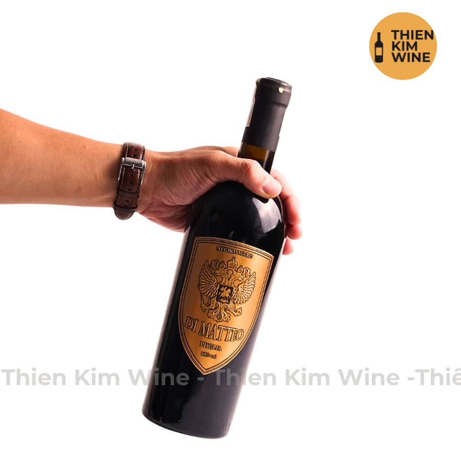 [Chính Hãng] - Rượu Vang Đỏ Ý Di Matteo Negroamaro Wine Puglia - 750ml (16%)