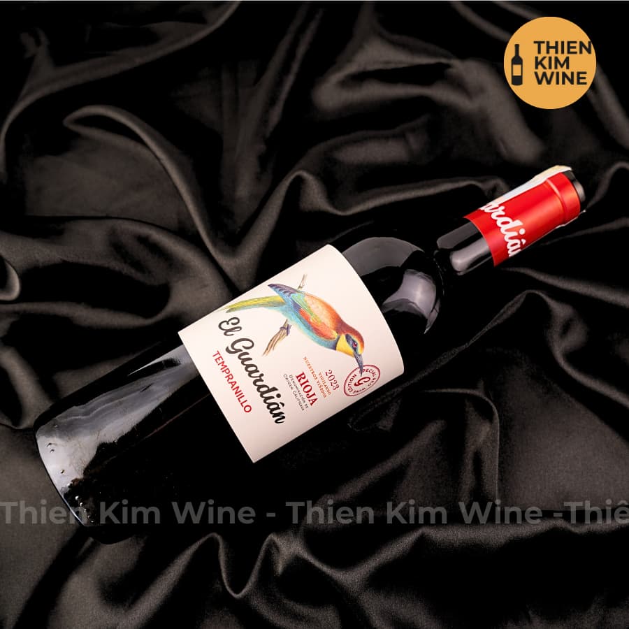 [Chính Hãng] -BST Rượu Vang Tây Ban Nha Cao Cấp EL Guardian DOCa Rioja - 750ml (12,5-13,5%)