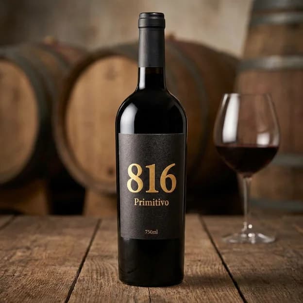 Rượu vang đỏ 816 Primitivo 750ml
