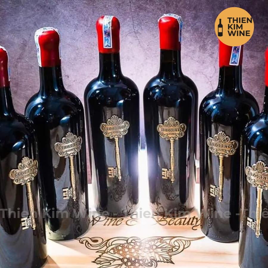 [Chính Hãng] - Rượu Vang Đỏ Ý SEGRETO - CHÌA KHÓA Negroamaro Wine Puglia - 750ml (16%)