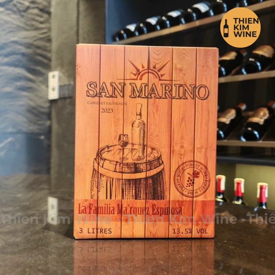 [Chính Hãng] - (Vang Bịch) Rượu Vang Đỏ Chile San Marino Cabernet Sauvignon (Bịch 3 lít/ 5 lít)