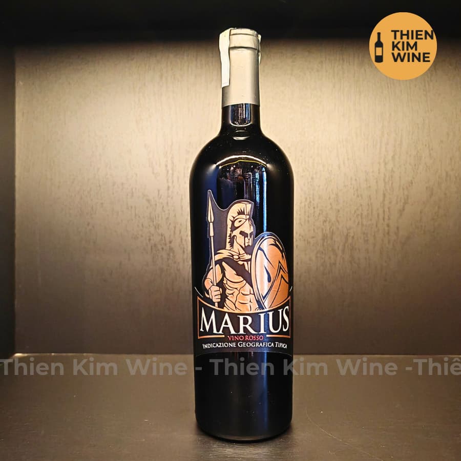 [Chính Hãng] - Rượu Vang Đỏ Ý Cao Cấp Marius Vino Rosso - 750 ml (14,5%)