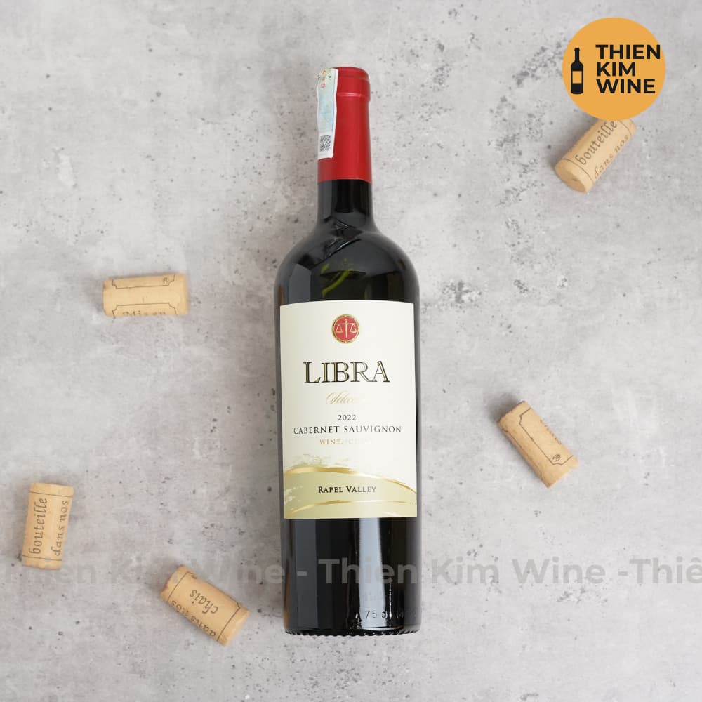 [Chính hãng] - Rượu Vang Đỏ Nhập Khẩu Chile LIBRA Seleccion Cabernet Sauvignon "Repel Valley" - 750ml (14%)