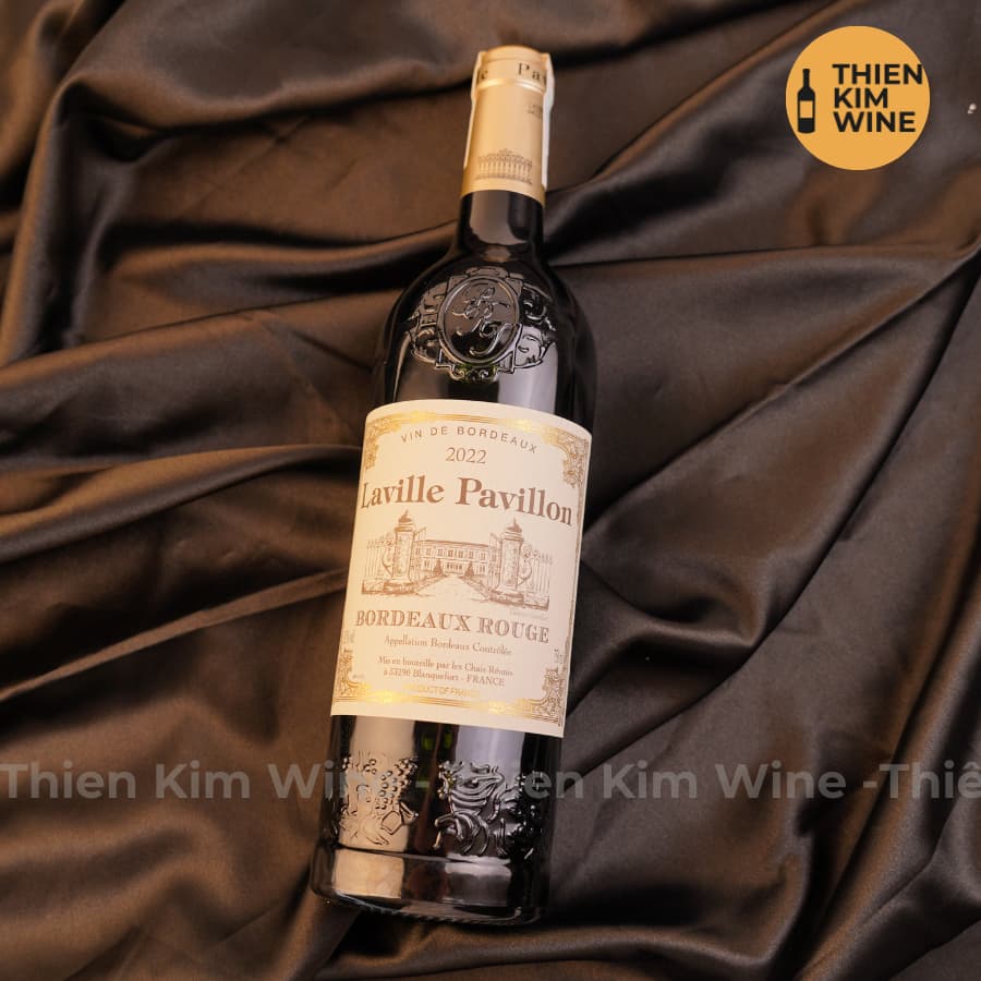 [Chính Hãng] - Rượu Vang Đỏ Pháp Laville Pavillon Bordeaux Rouge Blend - 750ml (13,5%)