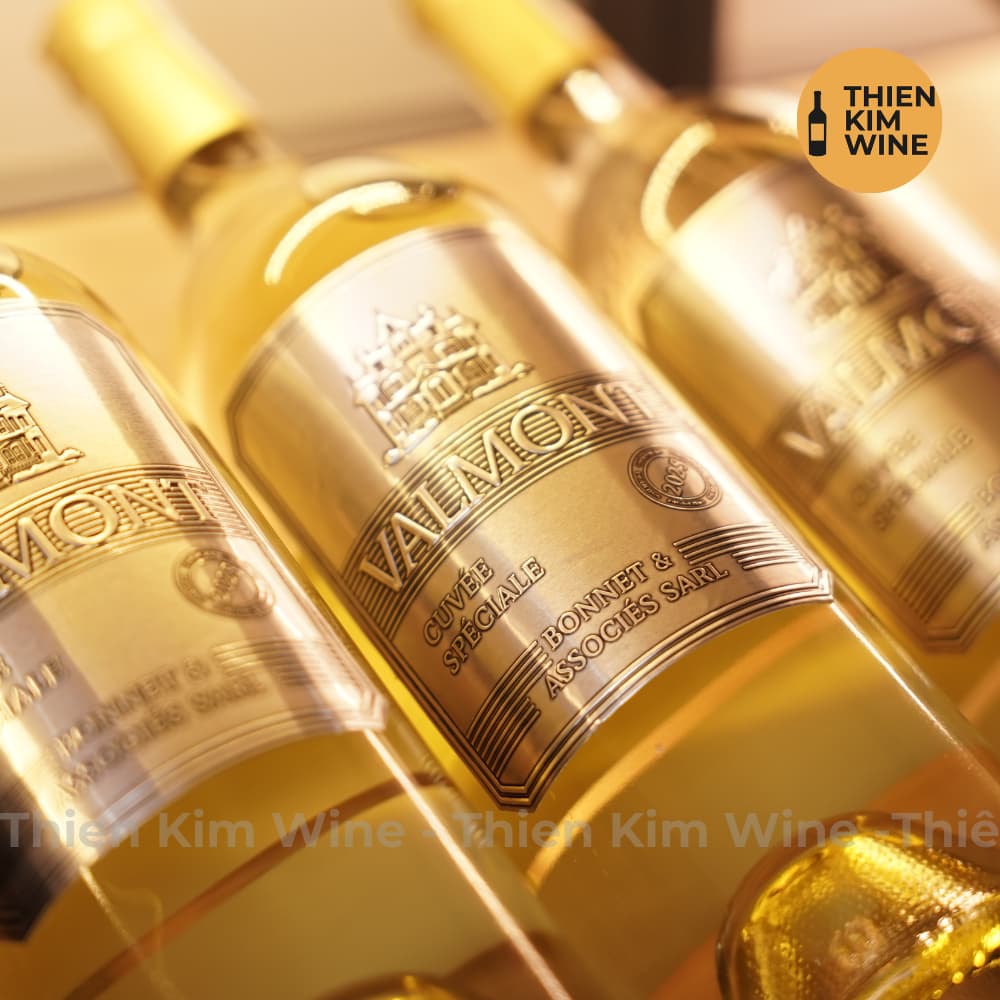 [Chính hãng] - Rượu Vang Trắng Pháp Cao Cấp VALMONT Cuvée Spéciale Bonnet&Associes Sarl (Phiên Bản Bạc Silver) 750ml 12%