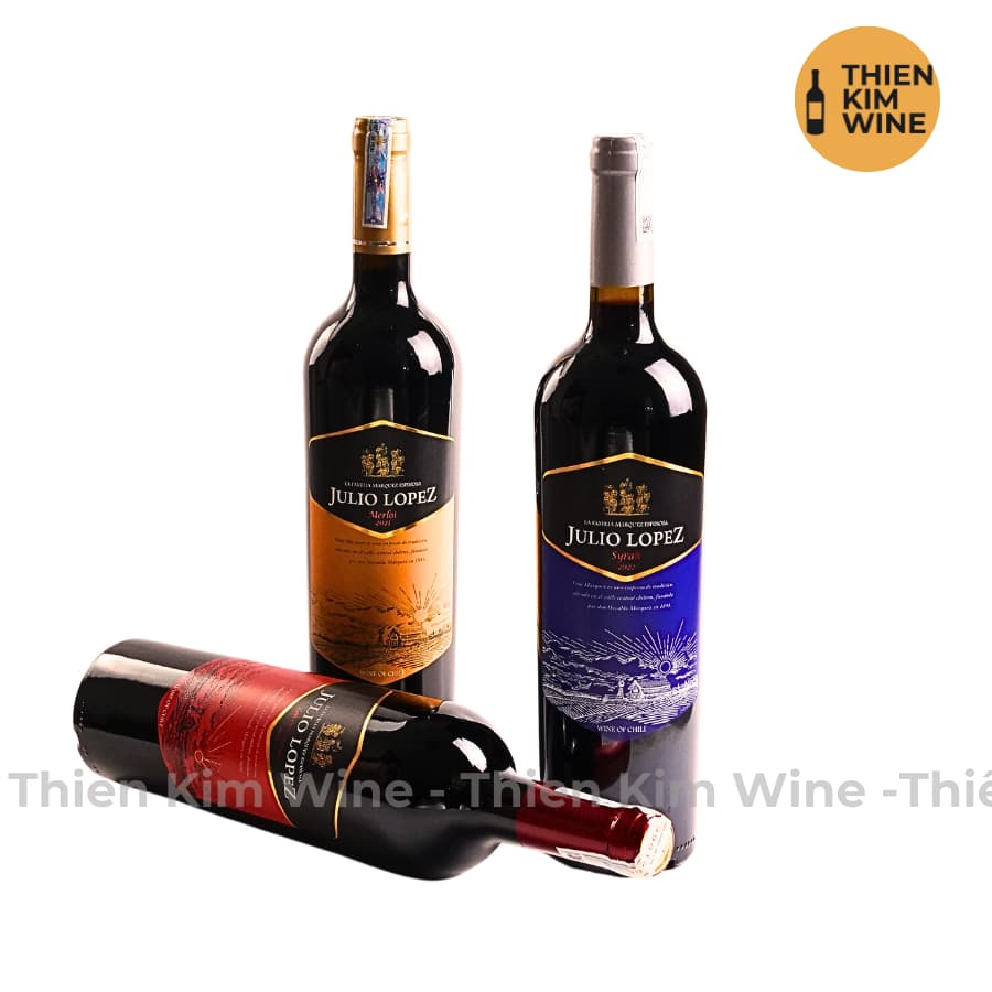 [Chính Hãng] - Rượu Vang Đỏ Chile Julio Lopez Syrah - 750ml (13,5%)