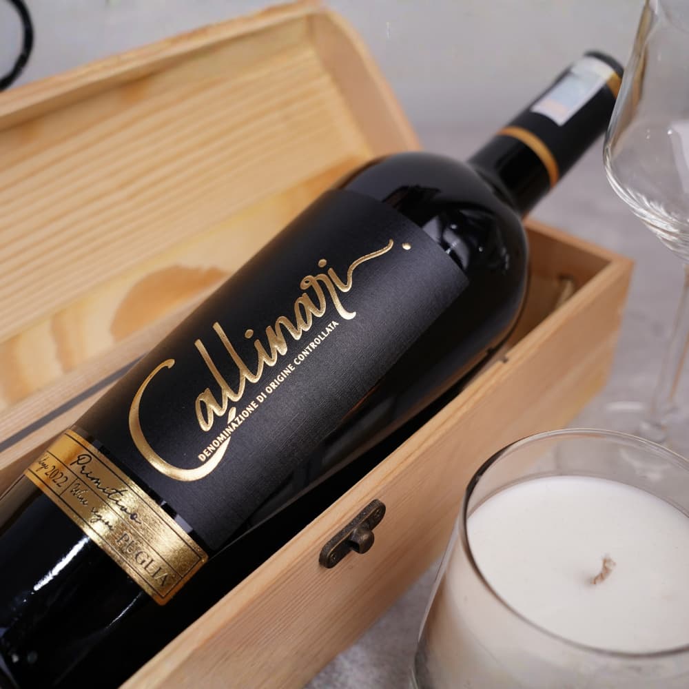 [Chính Hãng] - Rượu Vang Đỏ Ý Cao Cấp CALLINARI Primitivo Wine Puglia -  750ml (16%)
