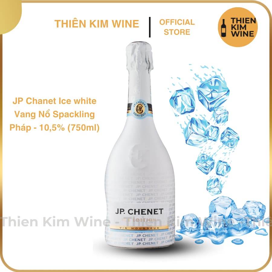 [Chính Hãng] - Rượu Vang Nổ Pháp (Ice White) JP Chenet Ice White Sparkling - 750ml (10,5%)