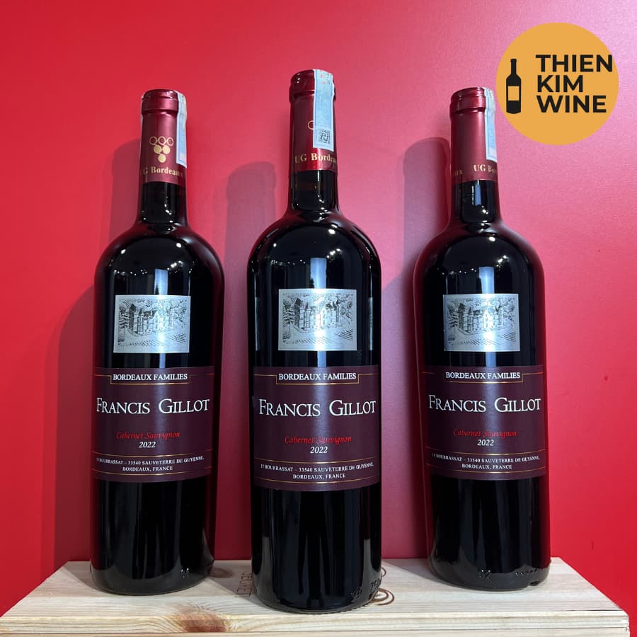 [Chính Hãng] - Rượu Vang Đỏ Pháp Francis Gillot Cabernet Sauvignon - 750ml (13,5%)