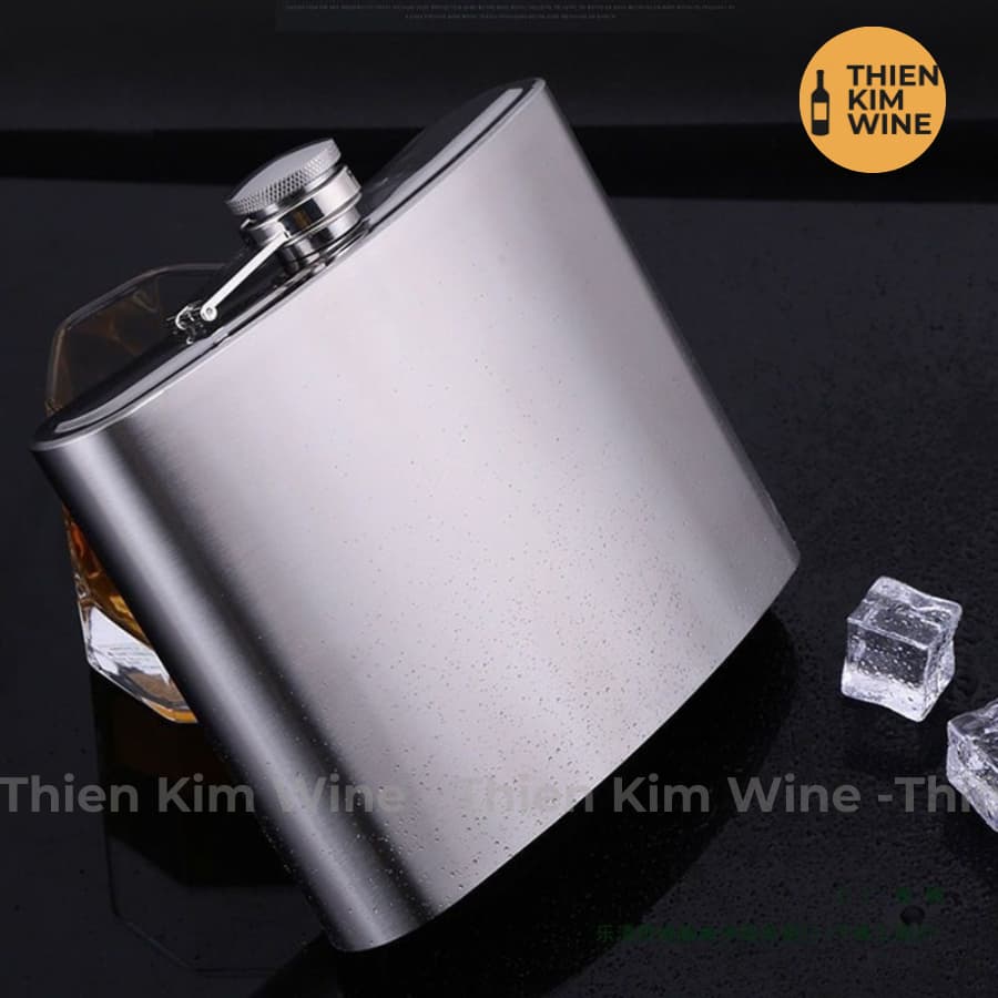 Bình Inox Đựng Rượu tiện lợi - Cắm Trại, Di động Chống rò rỉ