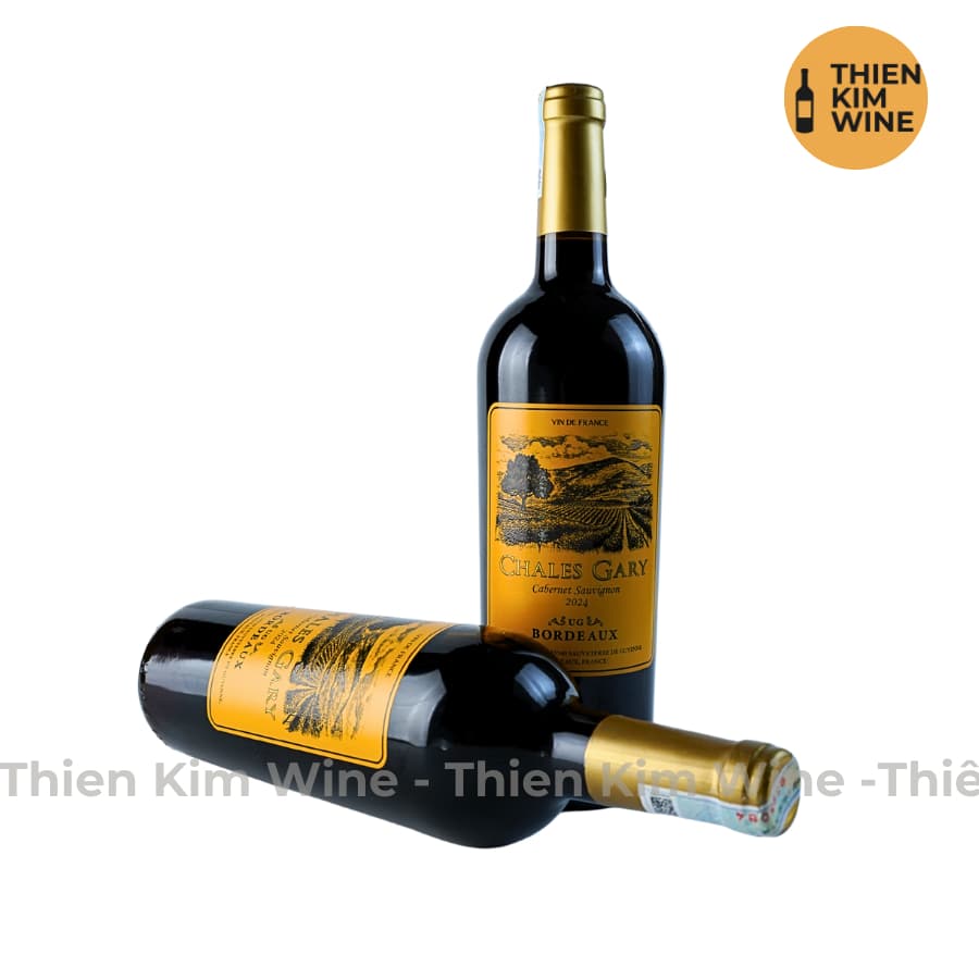 [Chính Hãng] - Rượu Vang Đỏ Pháp Chales Gary Cabernet Sauvignon - 750ml (13,5%)