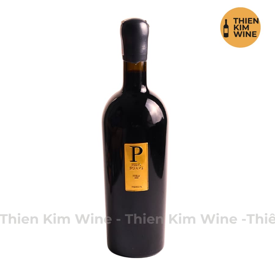 [Chính Hãng] - Rượu Vang Đỏ Ý cao cấp Piero Bonnci (vang chữ P) Primitivo Wine Puglia - 750 ml (17%)