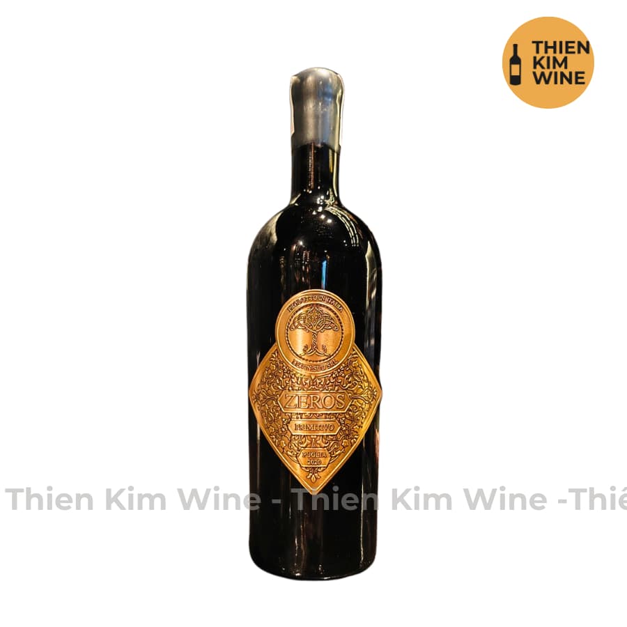 [Chính Hãng] - Rượu Vang Đỏ Ý Zeros Wine Primitivo - 750ml (17%)