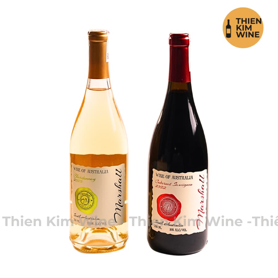 [Chính Hãng] - Rượu Vang Trắng Úc Marshall Wine White Chardonnay - 750ml (13,5%)