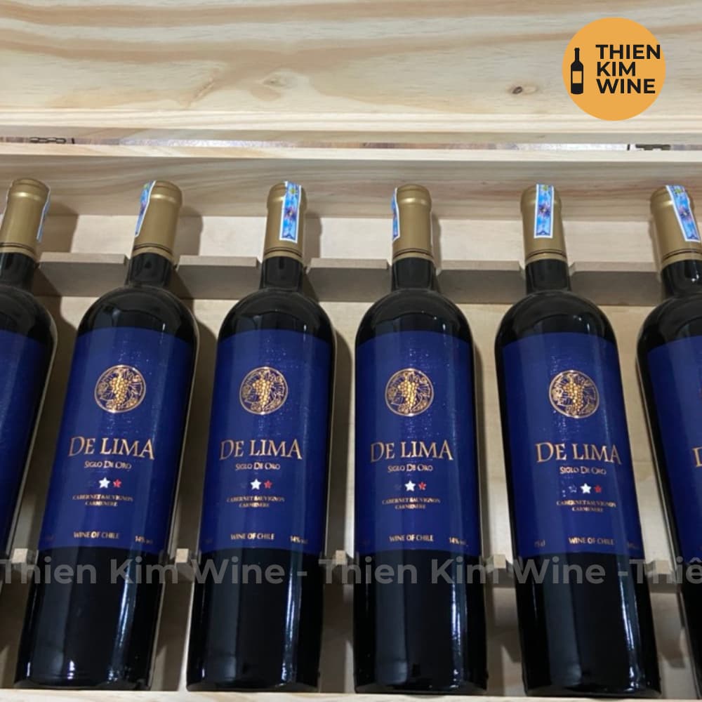 [Chính Hãng] - Rượu Vang Đỏ Chile Delima Cabernet Sauvignon - 750ml (14%)