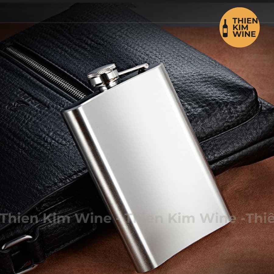 Bình Inox Đựng Rượu tiện lợi - Cắm Trại, Di động Chống rò rỉ