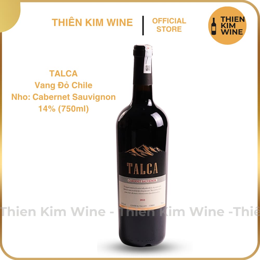 [Chính Hãng] - Rượu Vang Đỏ Chile Talca - 750 ml (14%)