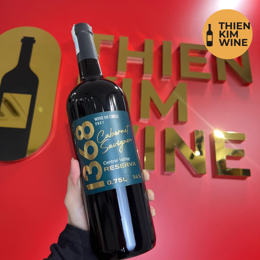 [Chính Hãng] - Rượu Vang Đỏ Chile 1368 - 750 ml (14%)
