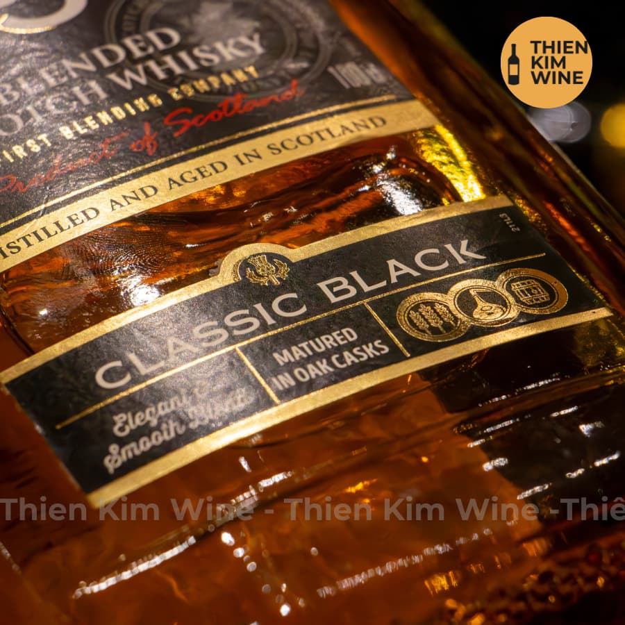 [Chính Hãng] - Hộp Quà Tặng VIP  Whisky Scotch Label 5 - 1000ml (40%)