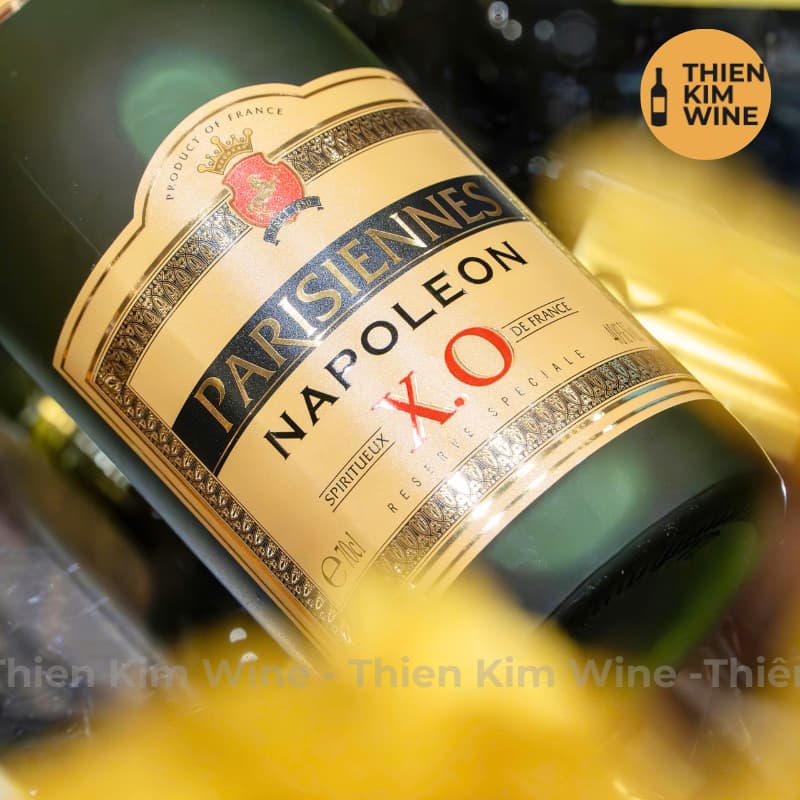 [Chính Hãng] - Rượu XO VIP Brandy Pháp (Tặng Hộp Ống) Parisiennes Napoleon 40% - 700ml