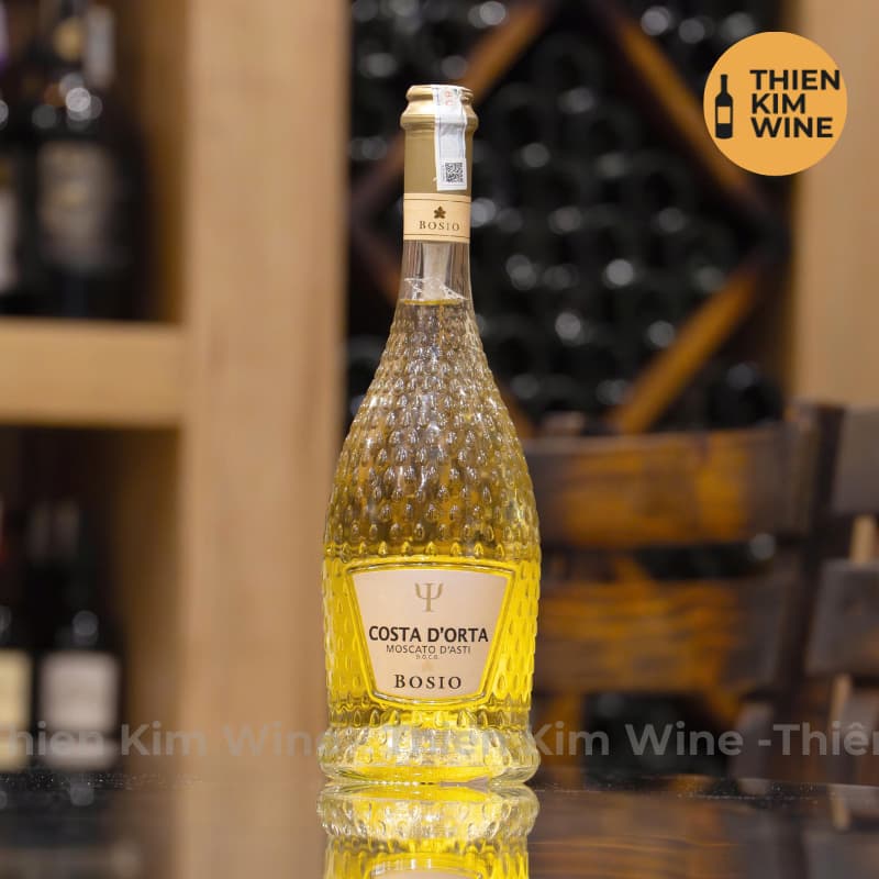 [Chính hãng] - Rượu Vang Trắng Ngọt Ý Bosio Costa D'ORTA Moscato D’asti DOCG - 750ml (5.5%)