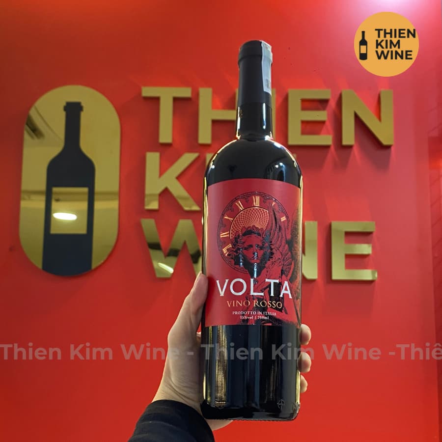 [Chính Hãng] - Rượu Vang Đỏ Ý cao cấp Volta Vino Rossso - 750 ml (15%)