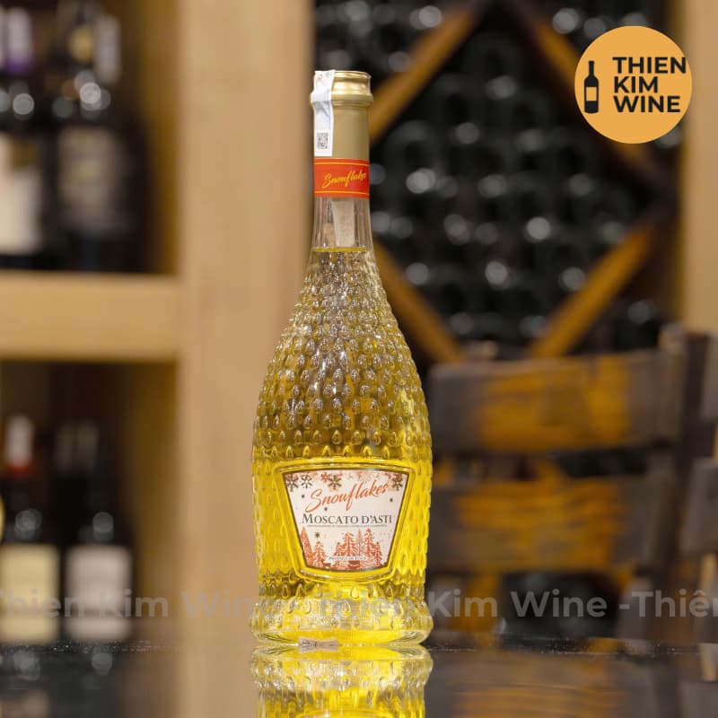 [Chính hãng] - Rượu Vang Trắng Ngọt Ý SNOWFLAKES Moscato D’asti DOCG - 750ml (5.5%)