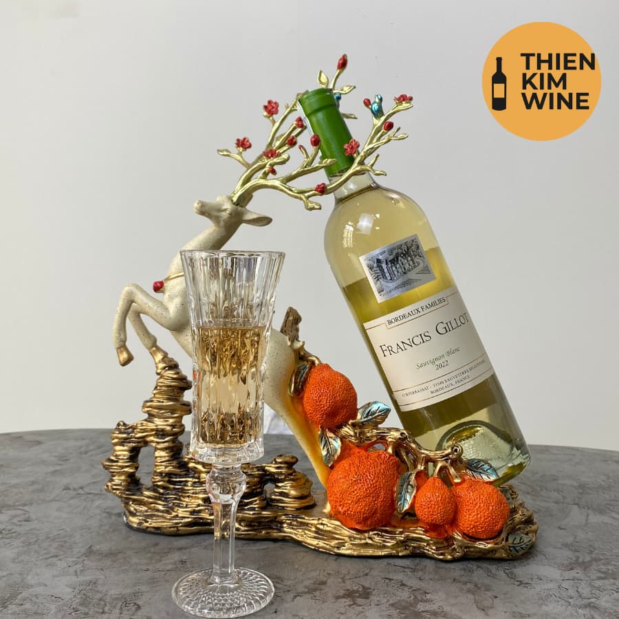 [Chính Hãng] - Rượu Vang Trắng Pháp Francis Gillot Cabernet Sauvignon Blanc- 750ml (12,5%)