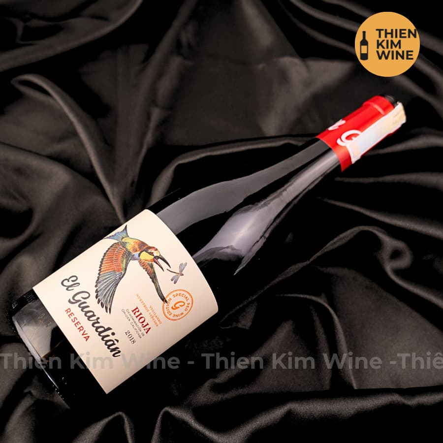 [Chính Hãng] -BST Rượu Vang Tây Ban Nha Cao Cấp EL Guardian DOCa Rioja - 750ml (12,5-13,5%)