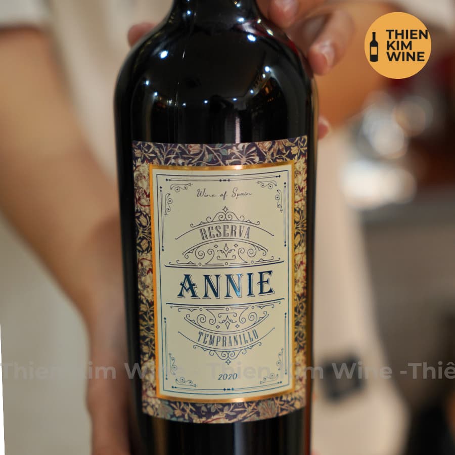 [Chính Hãng] - Rượu Vang Đỏ Tây Ban Nha ANNIE Tempranillo 750 ml (14%)