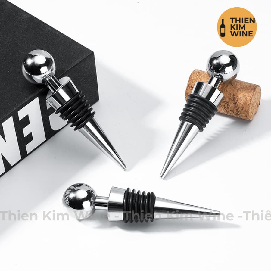 [Chính Hãng] - Nút Đậy Bảo Quản Chai Rượu Vang / Champagne Đầu Tròn - Giữ nguyên hương vị rượu