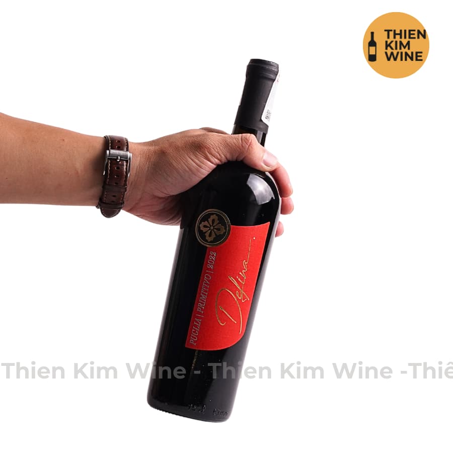 [Chính Hãng] - Rượu Vang Đỏ Ý Defina Wine Primitivo - 750ml (16%)