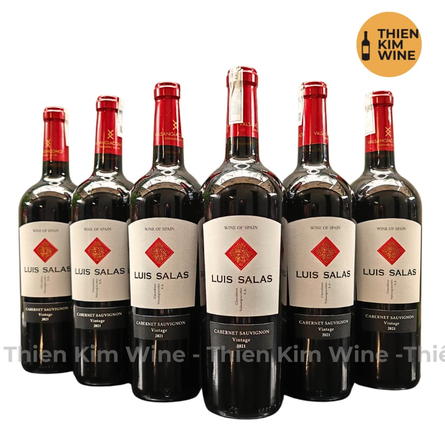 [Chính Hãng] - Rượu Vang Đỏ Tây Ban Nha Louis Salas Wine Cabernet Sauvignon - 750ml (13,5%)