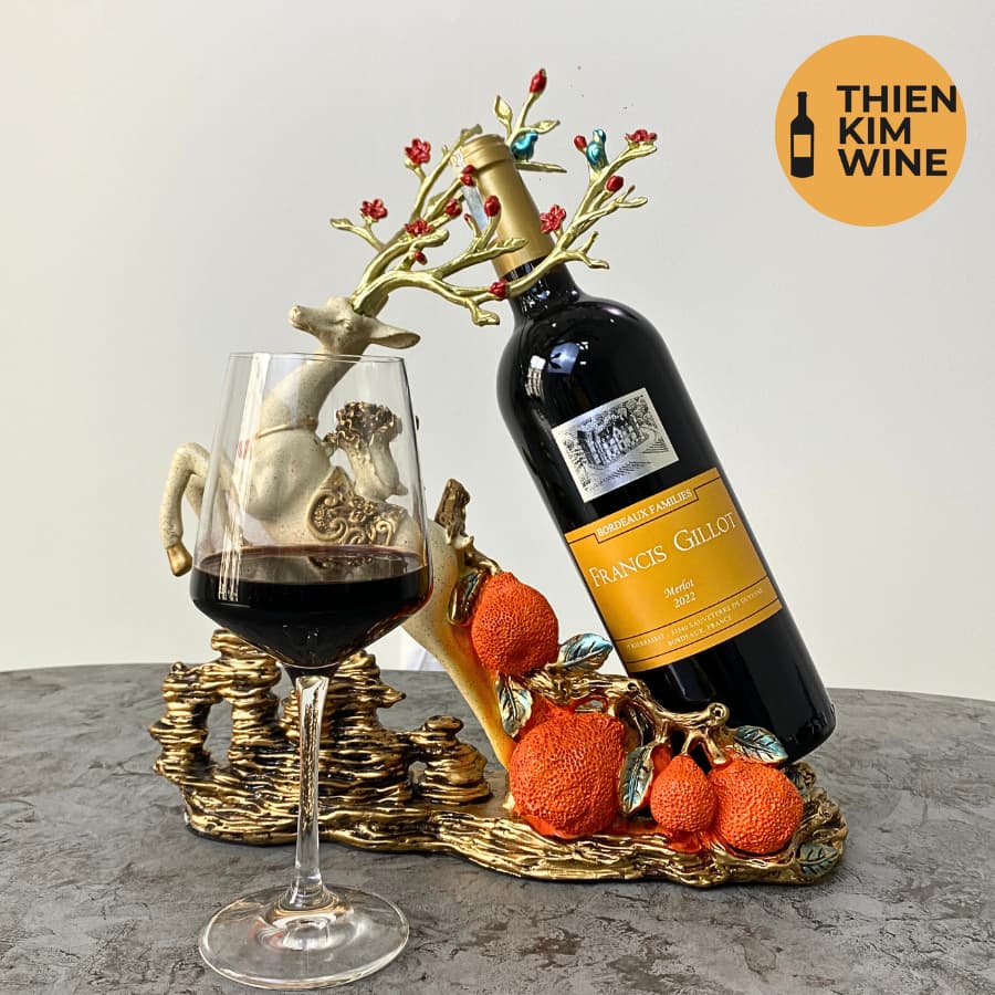 [Chính Hãng] - Rượu Vang Đỏ Pháp Francis Gillot Merlot - 750ml (13,5%)