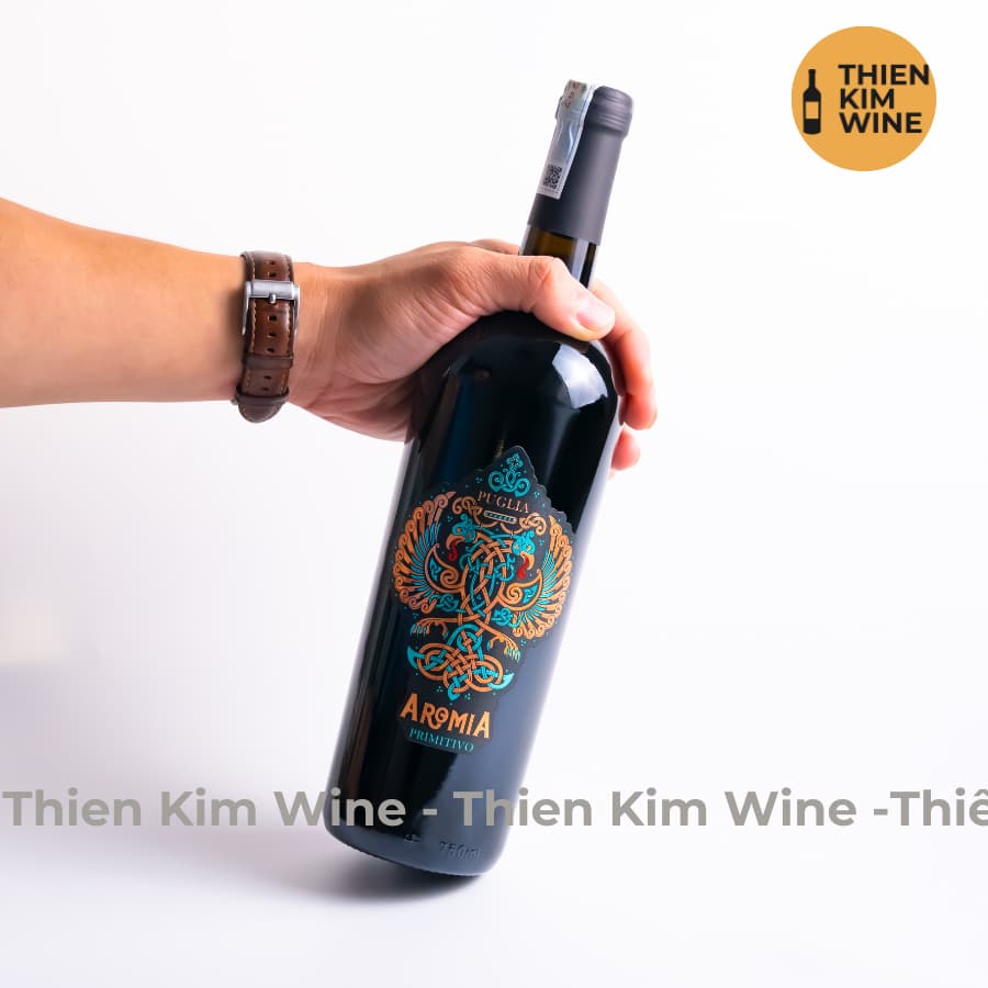 [Chính Hãng] - Rượu Vang Đỏ Ý Aromia Wine Primitivo - 750ml (16%)