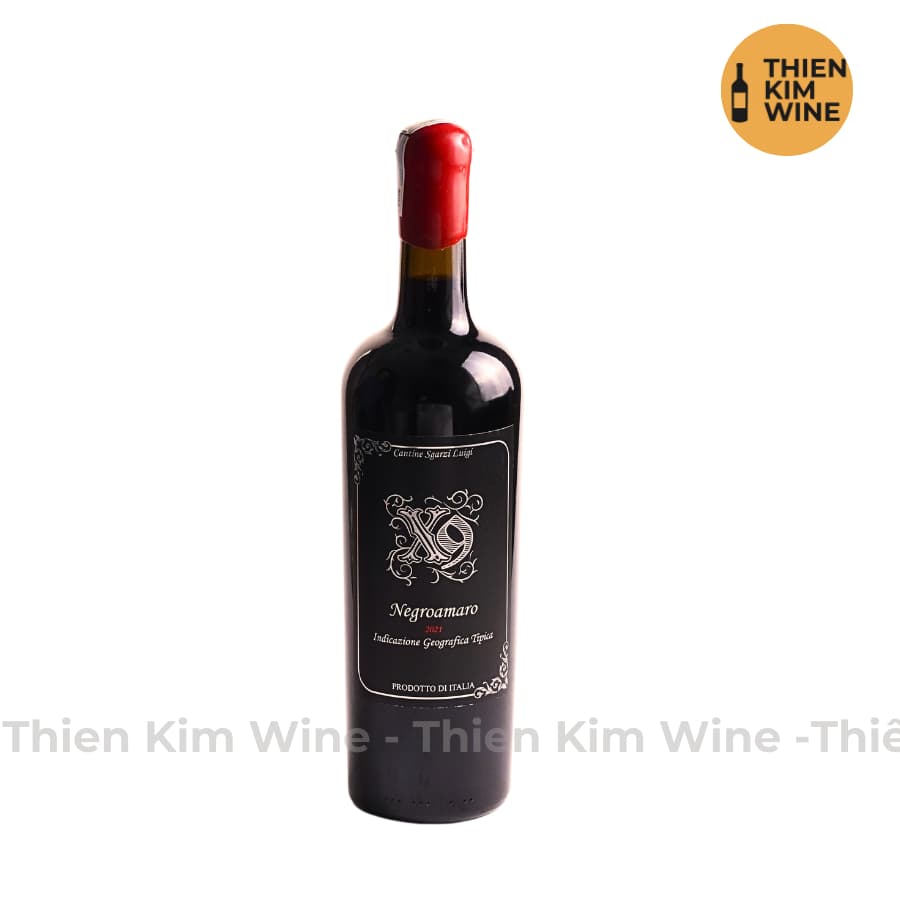 [Chính Hãng] - Rượu Vang Đỏ Ý X9 Negroamaro Wine Puglia - 750ml (16%)