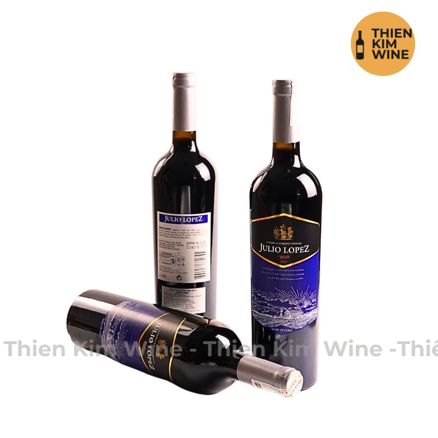 [Chính Hãng] - Rượu Vang Đỏ Chile Julio Lopez Syrah - 750ml (13,5%)