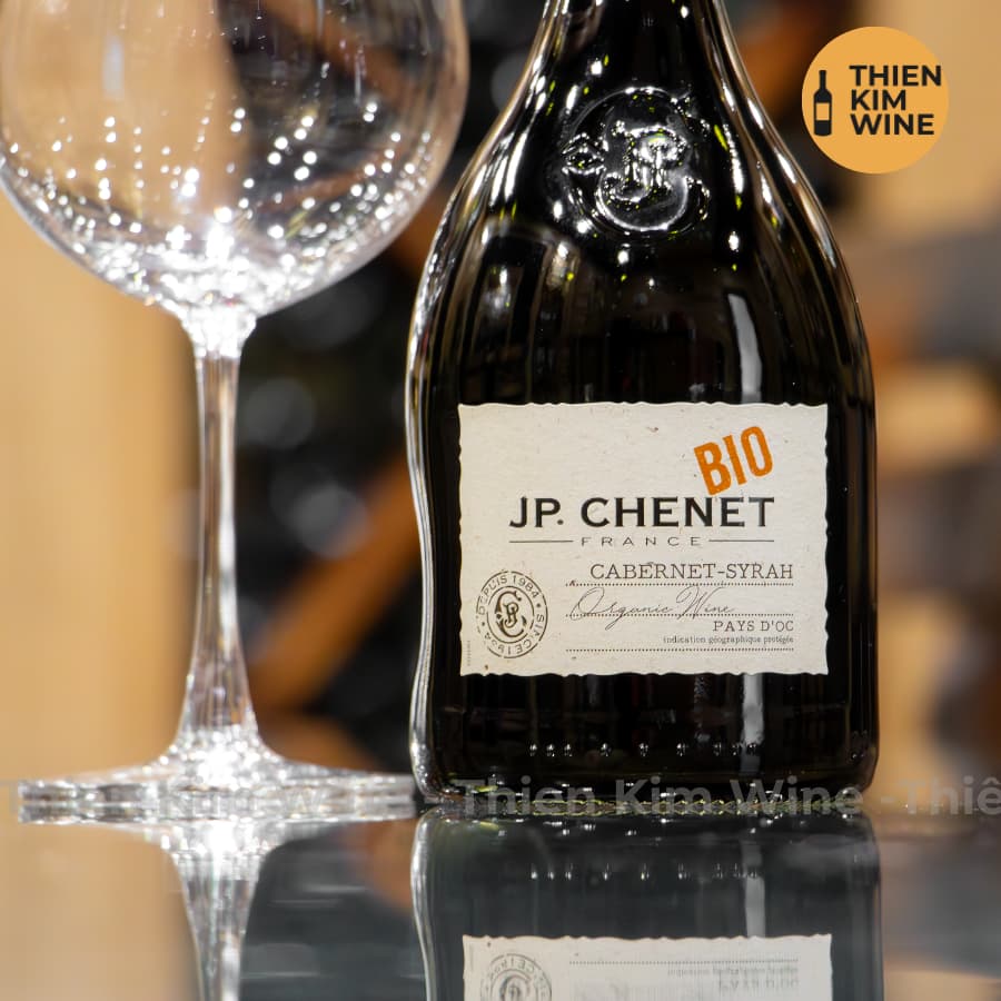 [Chính Hãng] - Rượu Vang (Vẹo) Đỏ Pháp JP Chenet Bio Cabernet Syrah Organic Wine PAYS D'OC - 750ml (13,5%)