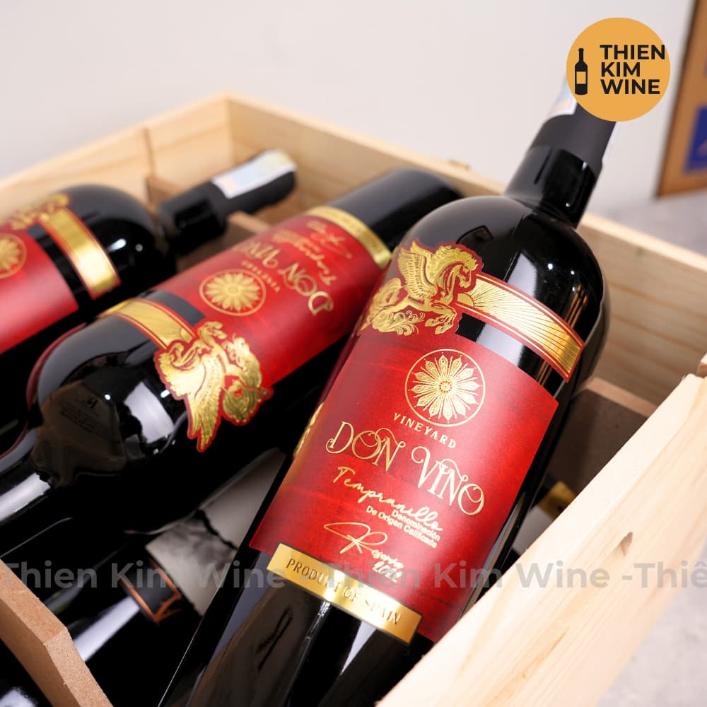 [Chính Hãng] - Rượu Vang Đỏ Tây Ban Nha Don Vino Reserva Tempranillo - 750ml (14%)