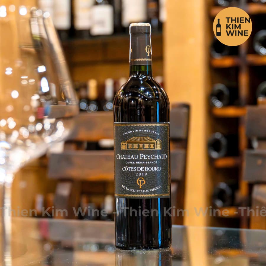[Chính Hãng] - Rượu Vang Pháp Cao Cấp Chateau Peychaud Grand Vin De Bordeaux Nho Blend - 750ml (16%)