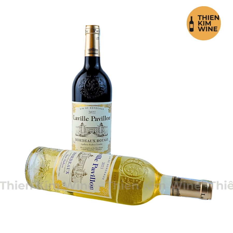 [Chính Hãng] - Rượu Vang Đỏ Pháp Laville Pavillon Bordeaux Rouge Blend - 750ml (13,5%)
