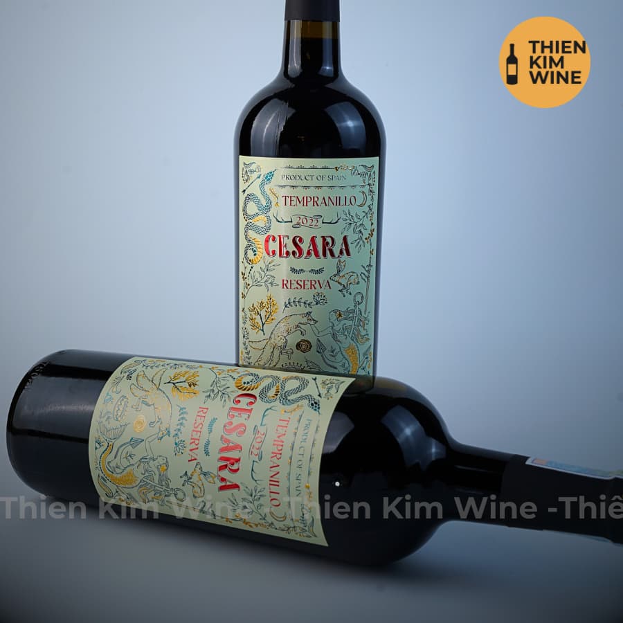 [Chính Hãng] - Rượu Vang Đỏ Tây Ban Nha CESARA Tempranillo - 750 ml (14%)