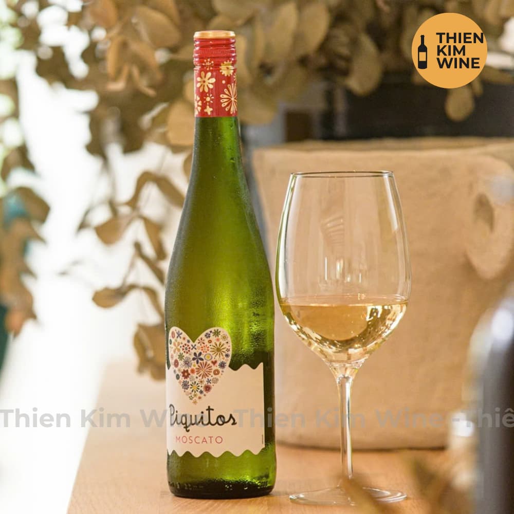 [Chính Hãng] - Rượu Vang Trắng Ngọt Tây Ban Nha Piquitos Moscato - 750ml (11%)