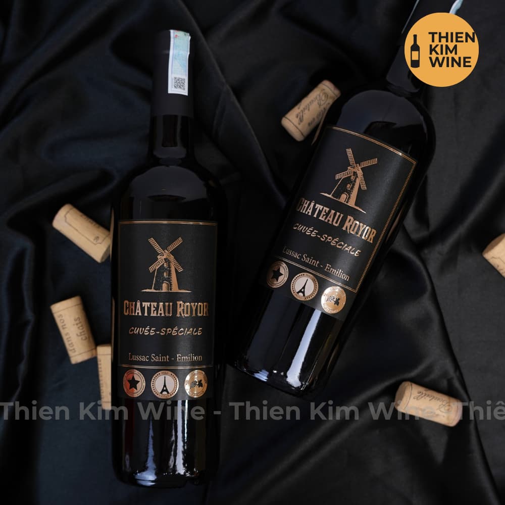 [Chính Hãng] - Rượu Vang Đỏ Pháp Château Royor Cuvée Spéciale Réserve Laussac Saint Emilion - 750ml (14%)