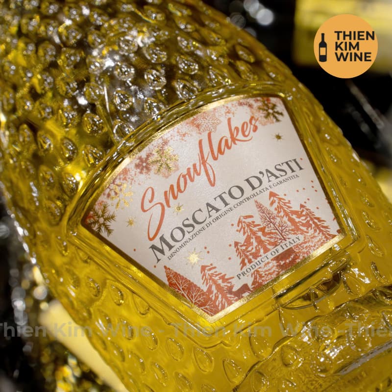 [Chính hãng] - Rượu Vang Trắng Ngọt Ý SNOWFLAKES Moscato D’asti DOCG - 750ml (5.5%)