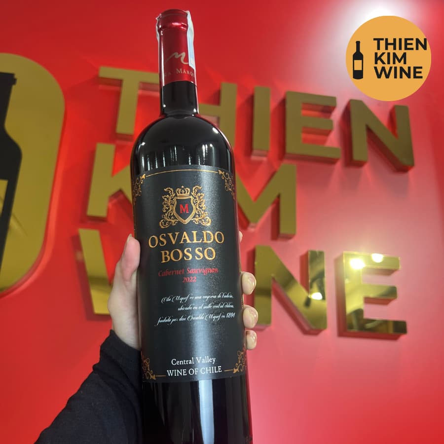 [Chính Hãng] - Rượu Vang Đỏ Chile Olvado Bosso Wine Cabernet Sauvignon - 750ml (13,5%)
