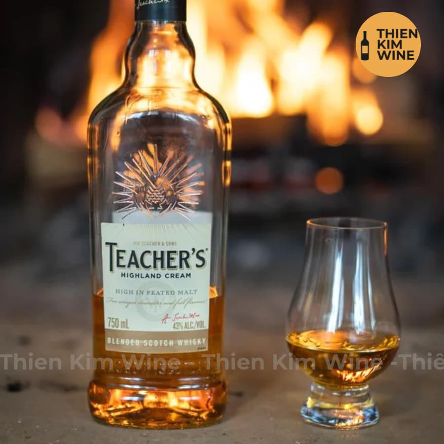 [Chính Hãng] - Rượu Whisky Scotch Teacher's Highland Cream - 700ml / 1000ml (40%)