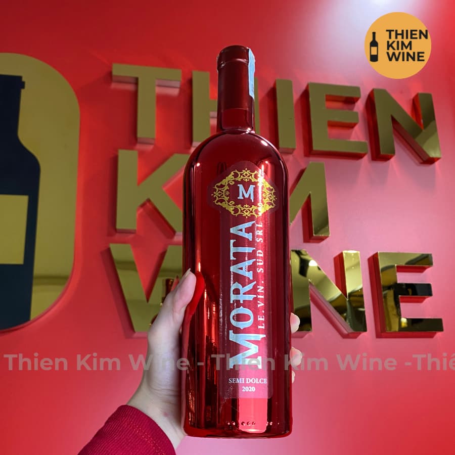 [Chính Hãng] - Rượu Vang Đỏ Ngọt Ý Morata Semi Wine - 750ml (10,5%)