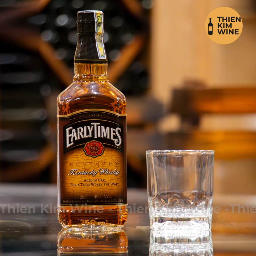 [Chính Hãng] - Rượu Bourbon Whisky Mỹ Early Times - 750ml (40%)